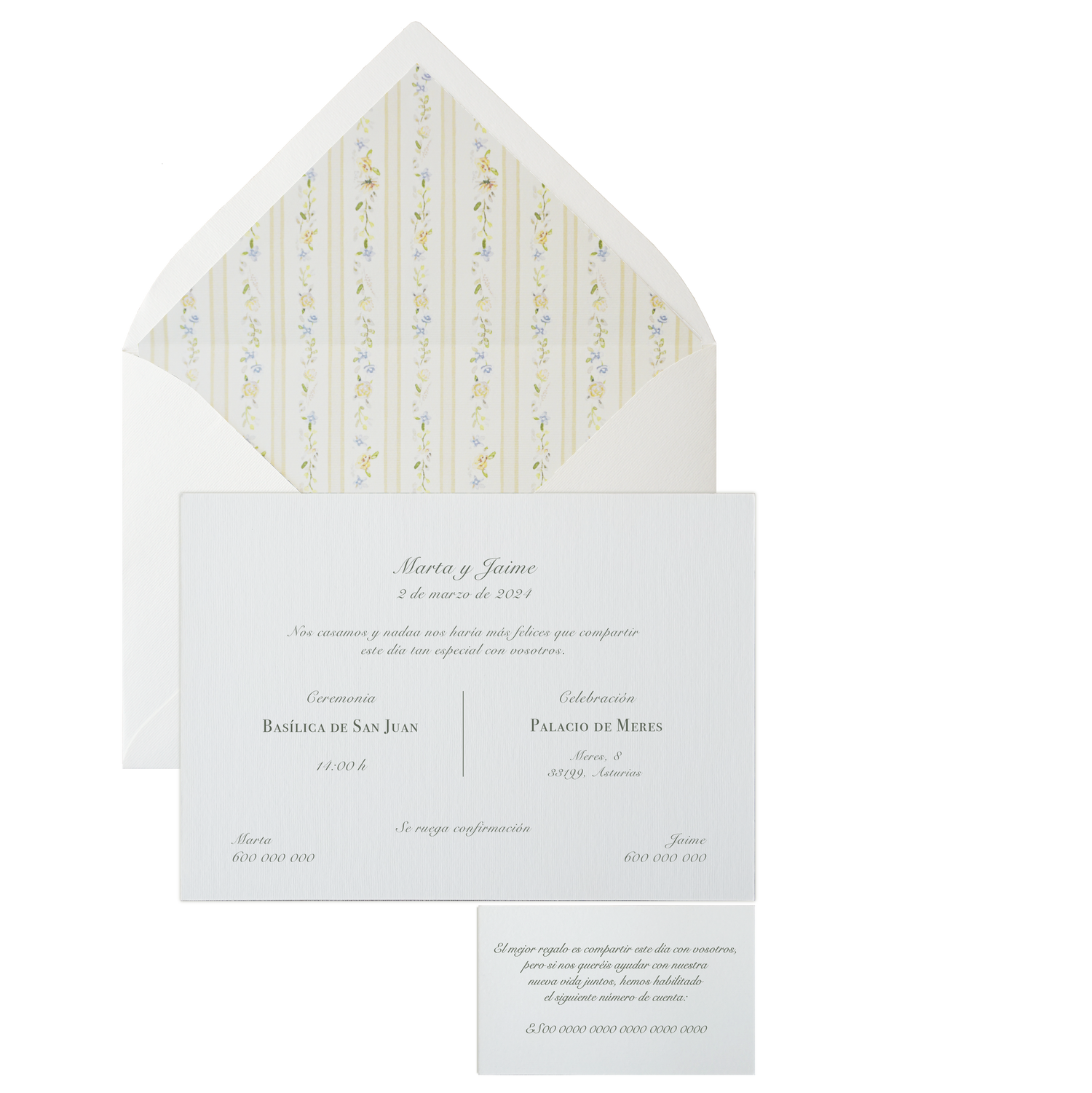 Invitación Pattern PROVENZA BEIGE